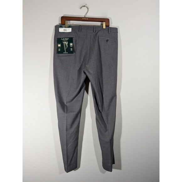 NWT LAUREN Ralph Lauren Pants Men 36x32 Gray Classic Fit Ultraflex Performance - Picture 2 of 9